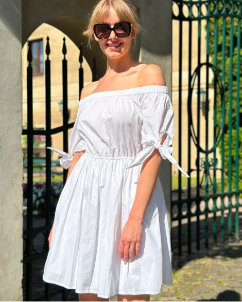 Šaty dámské Guess bílé 